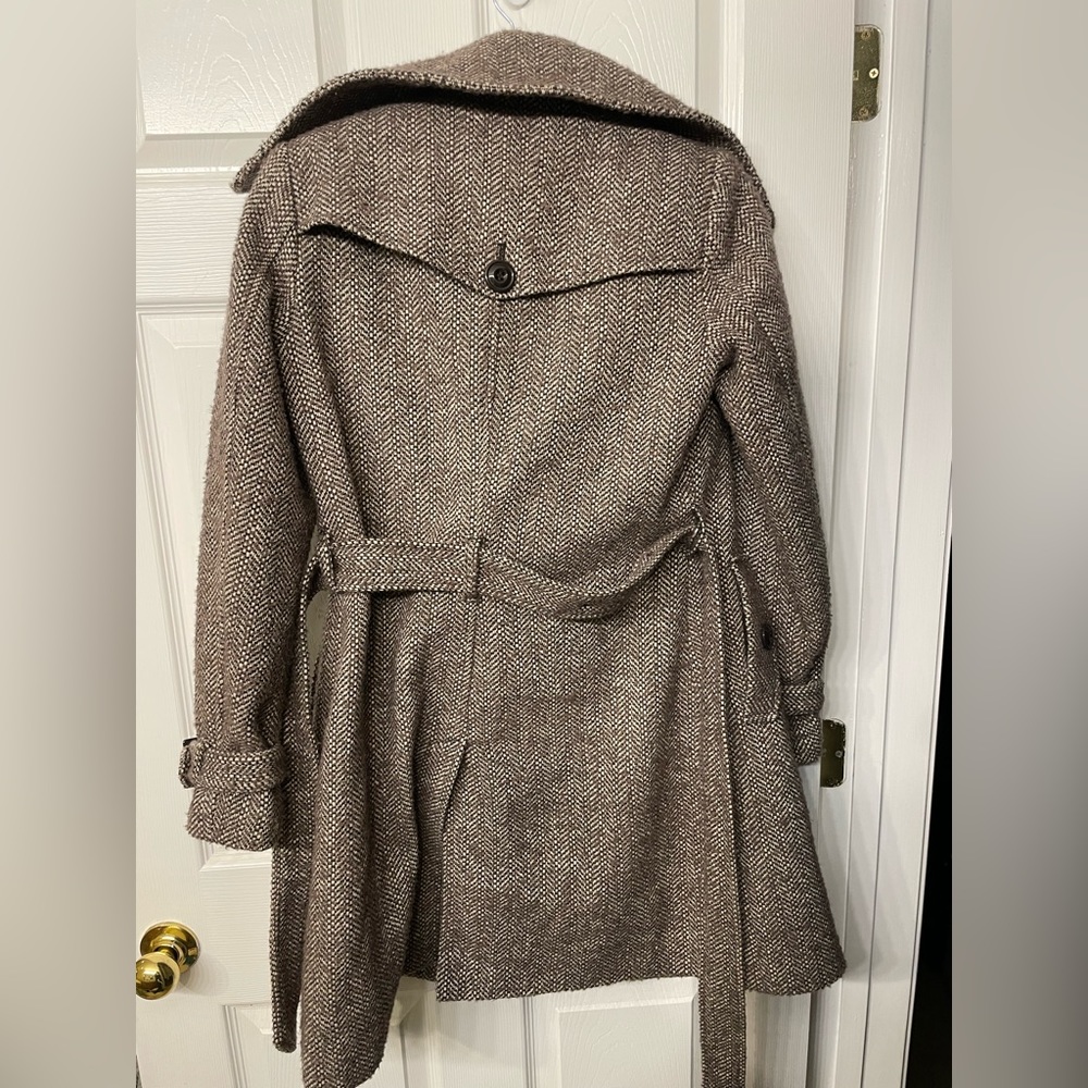 Pea Coat with buttons and belt. Love it, but out grew it!